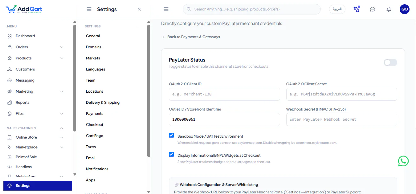 PayLater Integration Guide (2026): How to Activate PayLater & Boost E-Commerce Conversions by 35%